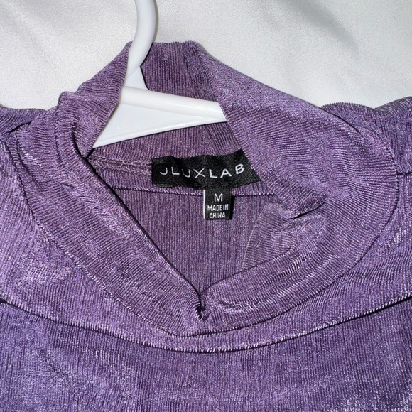 GRAPE KENZIA HIGH NECK BODYSUIT. Size medium - Picture 3 of 4